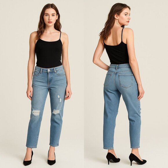 SO Denim - SO🌺 Women’s Low-Rise Distressed Boyfriend Jeans 👖🔥😎 Size 3